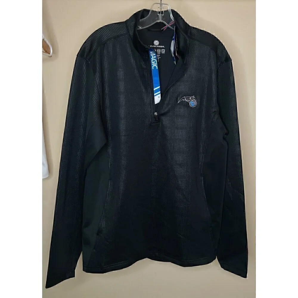 Orlando Magic Black NBA 1/4 Zip Jacket Size S